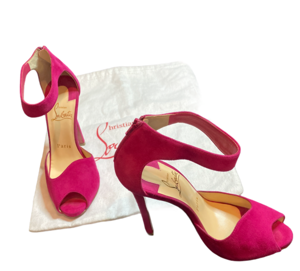 Christian Louboutin Pink Suede Size 36 EU - Image 3