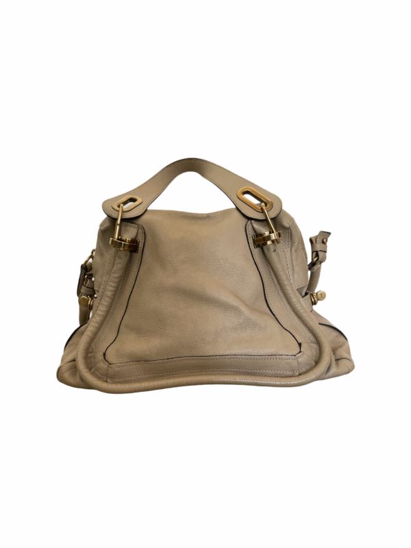 Chloe Gray Leather Paraty Bag