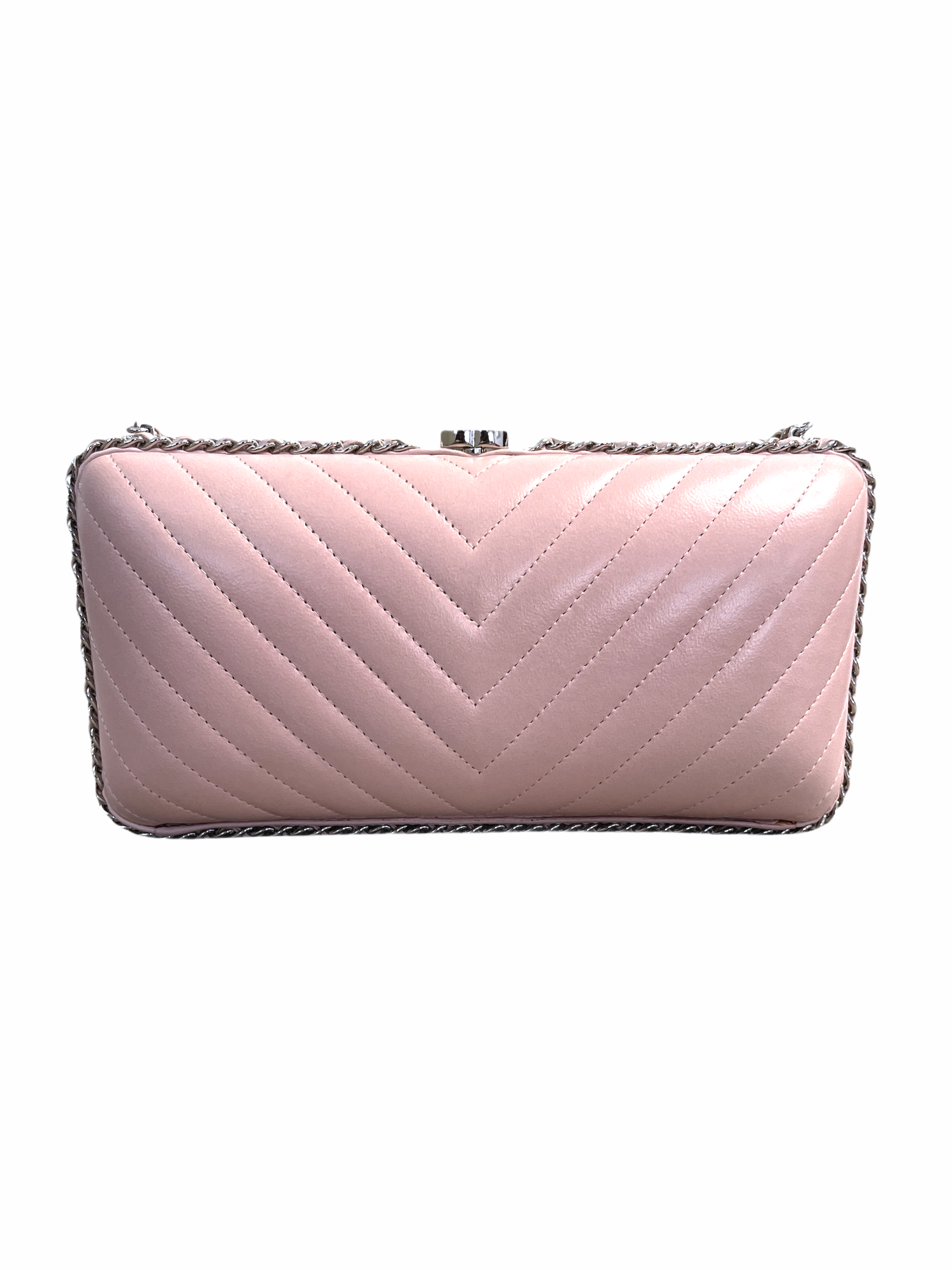 Pre Owned Chanel Pink Clutch | Perfect Condition