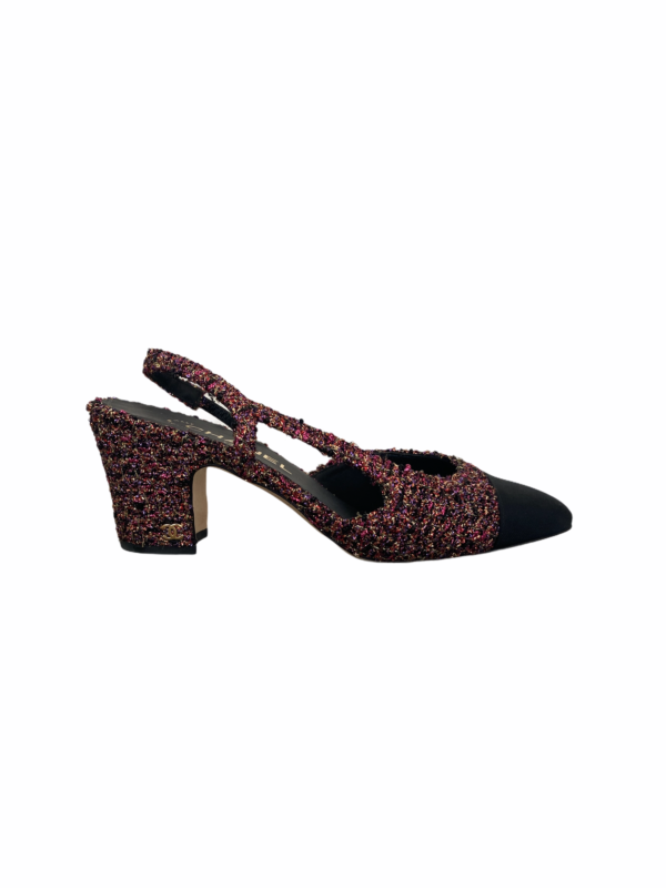 Chanel Slingback Low Heels Sandal