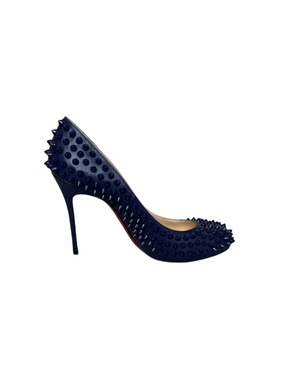 Christian Louboutin Spike Navy Blue Heels