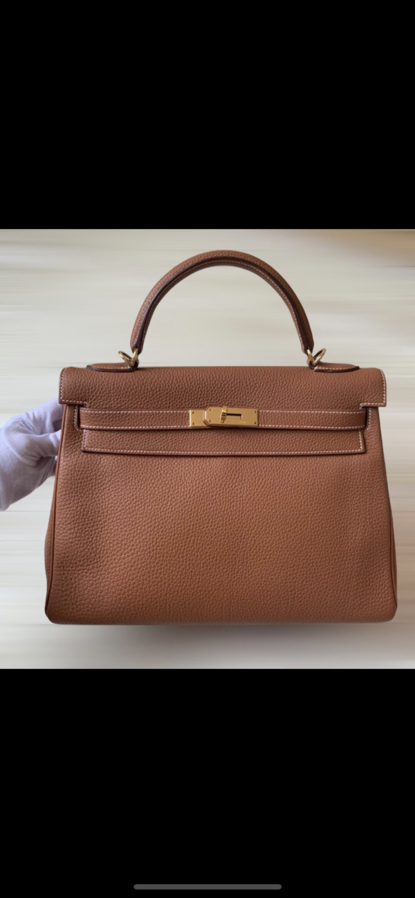 Hermes Kelly 32 Gold Togo Ghw - Image 2