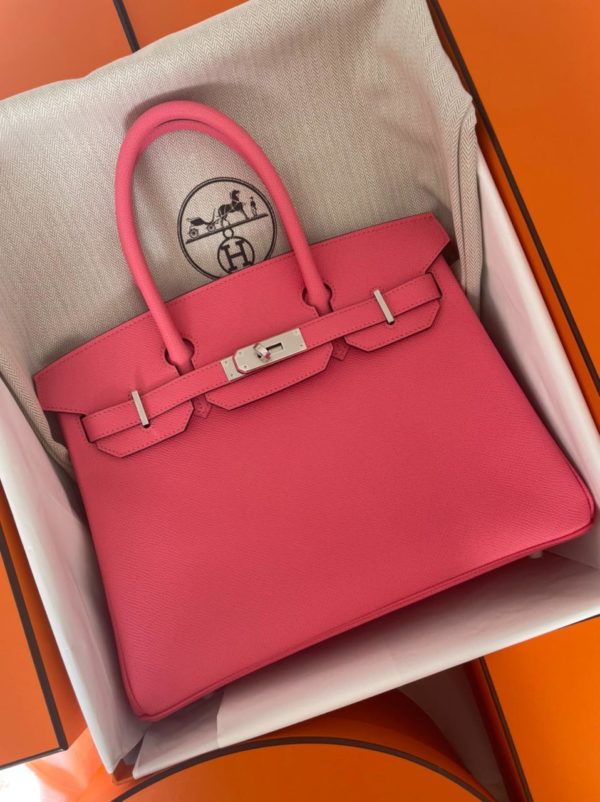 Hermes Birkin 30 epsom Rose Azalee Phw - Image 2