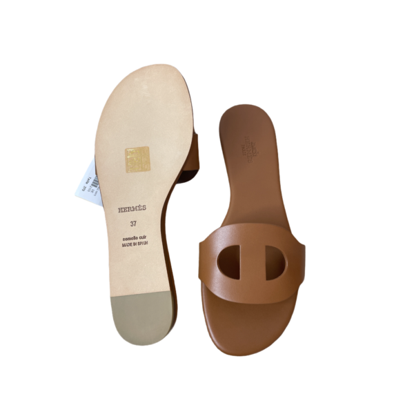 Hermes Lisboa Brown calfskin size 36.5 EU - Image 3
