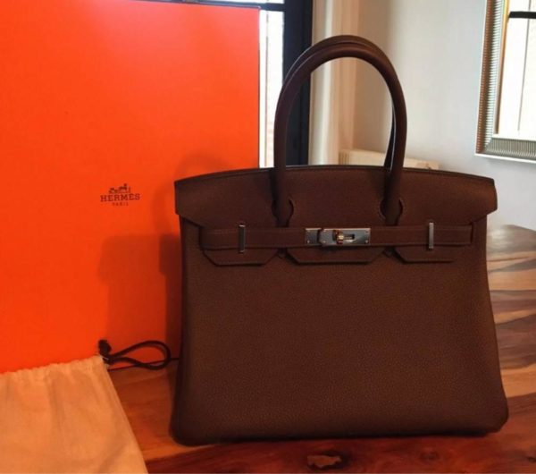 Hermes Birkin 30 Chocolat Togo Phw - Image 2