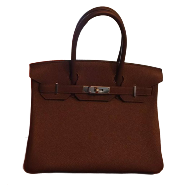 pre loved hermes birkin chocolat togo ladies/women handbag