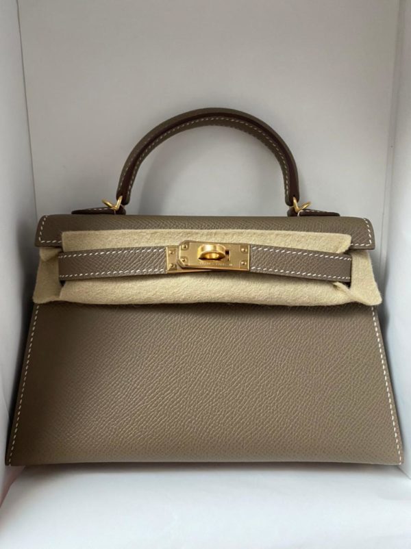 Hermes Kelly 20 Etoupe Epsom Ghw - Image 2