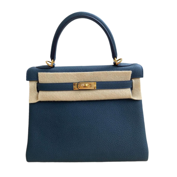 Buy Pre Owned Hermes Kelly Handbag - Hermes Kelly 25 Vert Rousseau Togo Ghw