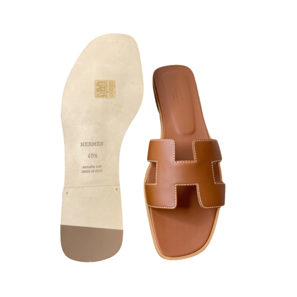 Hermes Oran sandals size 40.5 EU - Image 3