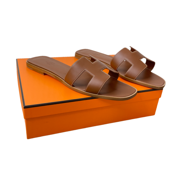 Hermes Oran sandals size 40.5 EU - Image 4