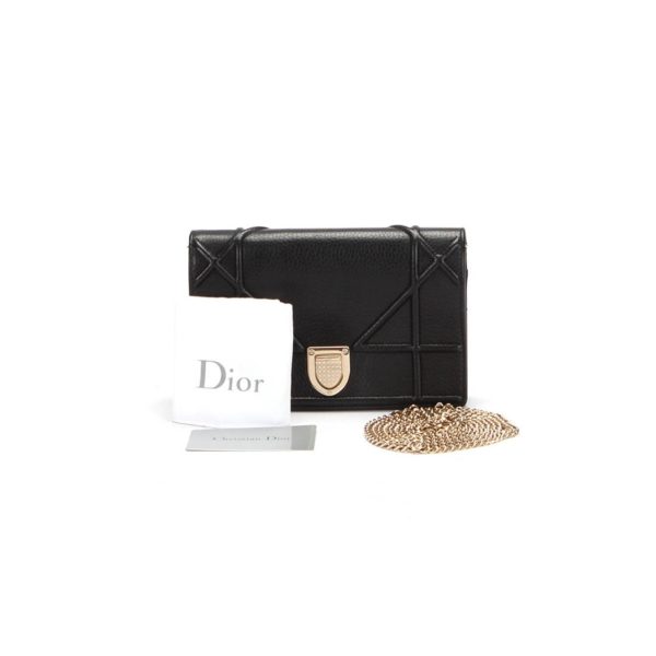 Dior Diorama Chain Shoulder Bag black - Image 12