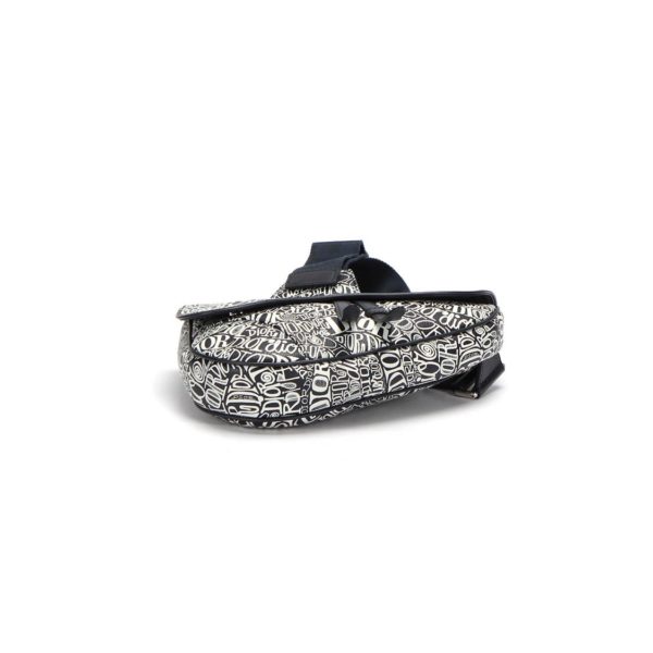 Dior Waist Bag Pouch - Saddle Black - printed - Image 5