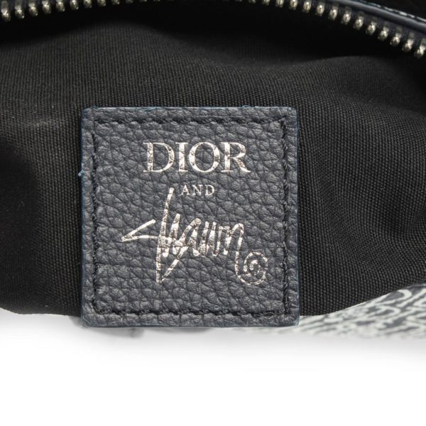 Dior Waist Bag Pouch - Saddle Black - printed - Image 6