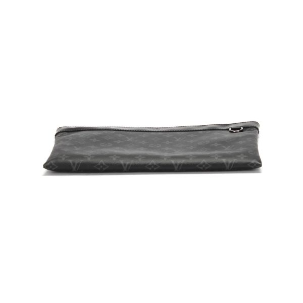Louis Vuitton A4 Clutch Bag Monogram Grey - Image 3