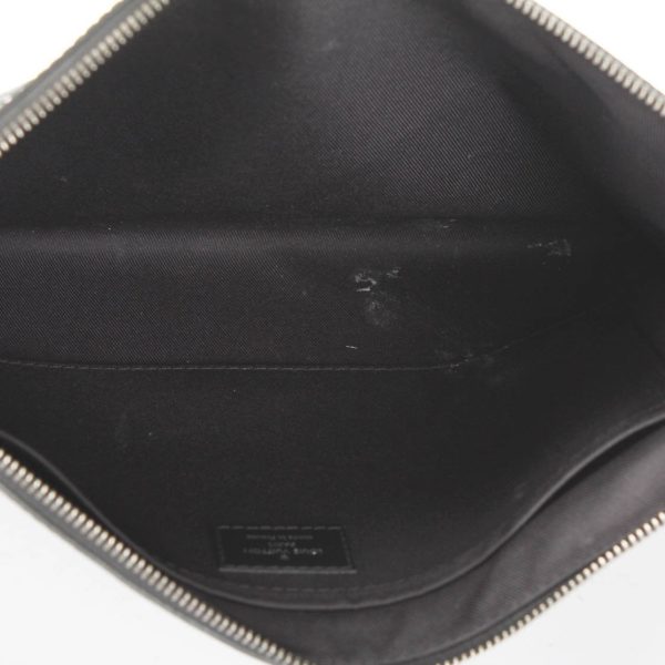 Louis Vuitton A4 Clutch Bag Monogram Grey - Image 7
