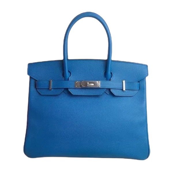 Hermes Birkin 30 Blue Zanzibar Epsom Phw