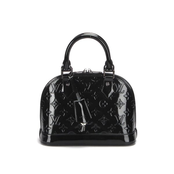Louis Vuitton Monogram Vernis Alma BB Black - Image 13