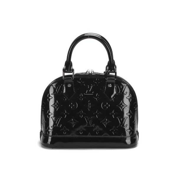 Louis Vuitton Monogram Vernis Alma BB Black - Image 10