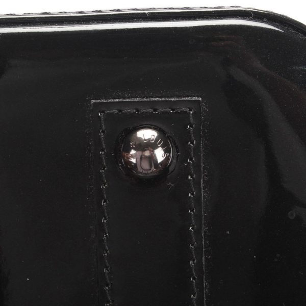 Louis Vuitton Monogram Vernis Alma BB Black - Image 4