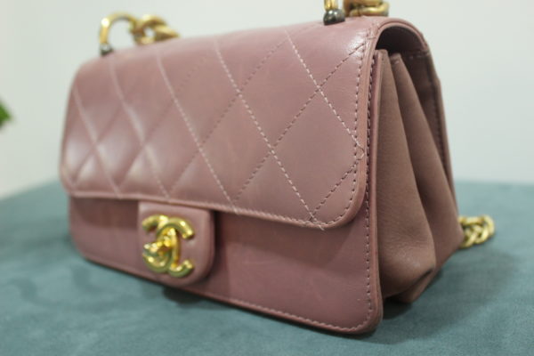 Chanel Pink Flap bag - Image 4