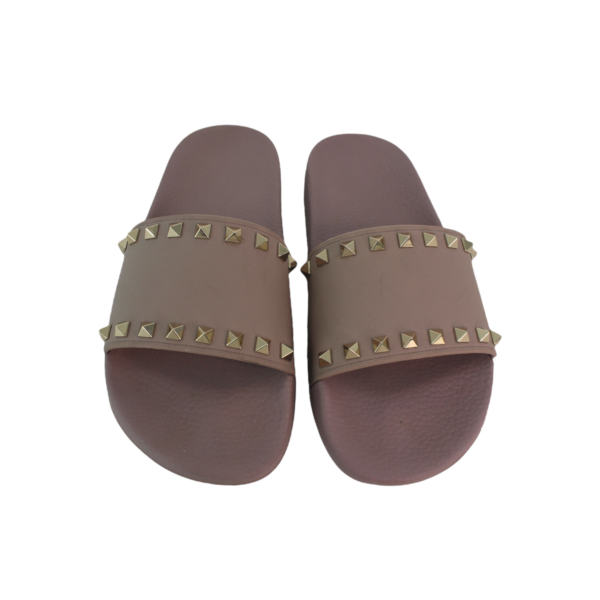 Valentino Rockstud Slide Sandals size 39 EU