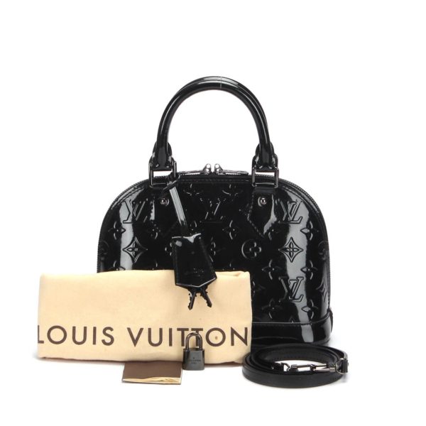Louis Vuitton Monogram Vernis Alma BB Black - Image 2