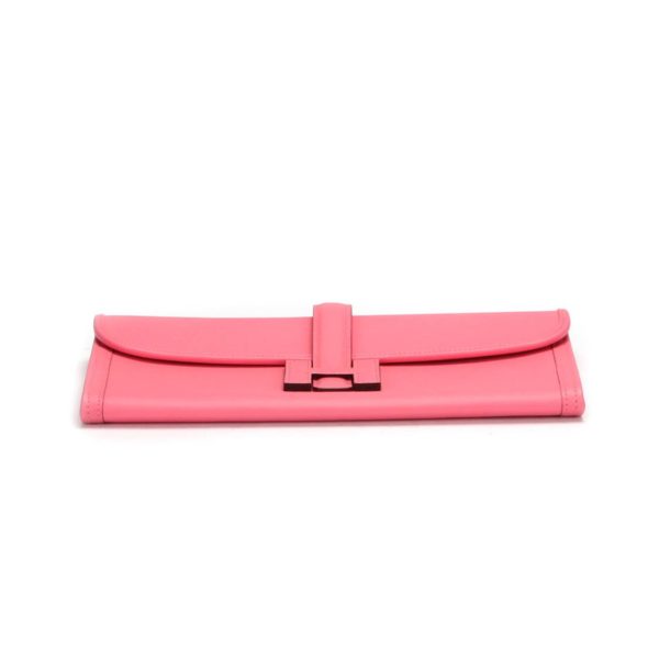 Hermes Jige Leather Clutch Bag - Image 6