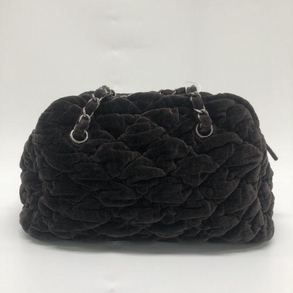 Chanel Puffy Velvet Shoulder Bag - Image 9