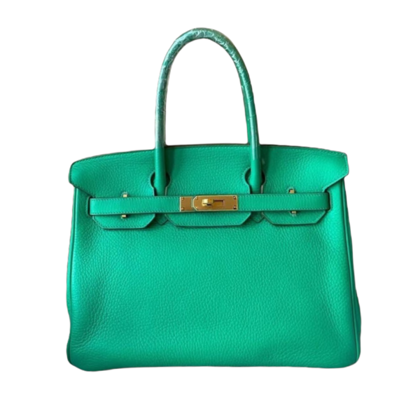 Hermes Birkin 30 Menthe Clemence Ghw