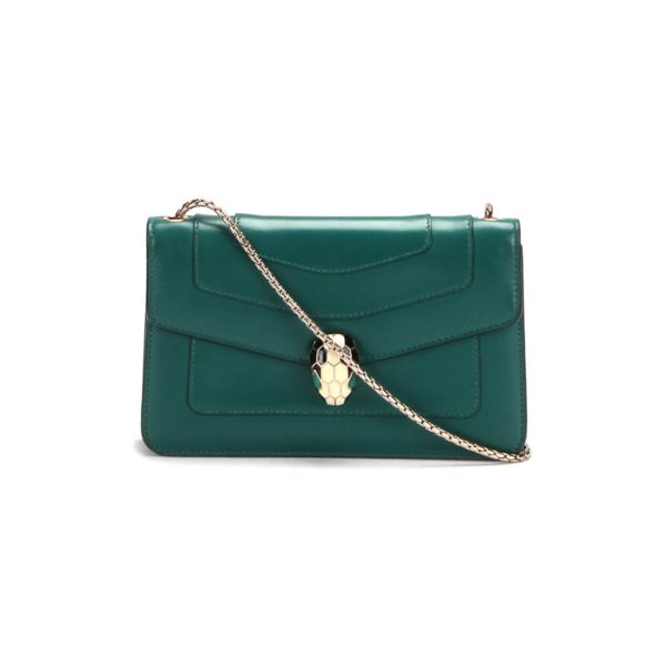 Bvlgari Serpenti Forever Leather Crossbody Bag