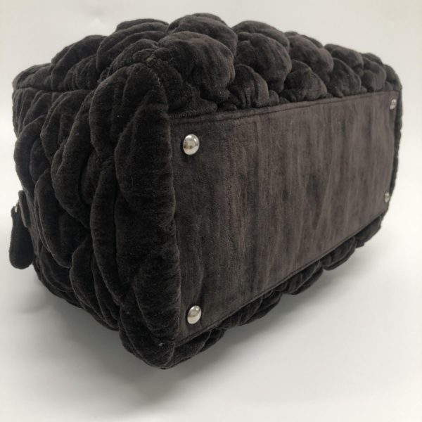 Chanel Puffy Velvet Shoulder Bag - Image 4