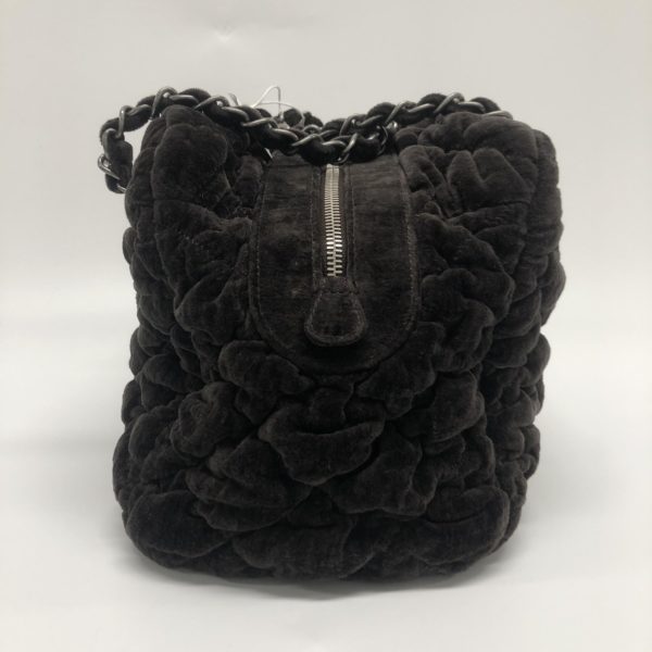 Chanel Puffy Velvet Shoulder Bag - Image 7