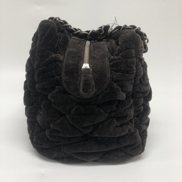 Chanel Puffy Velvet Shoulder Bag - Image 8
