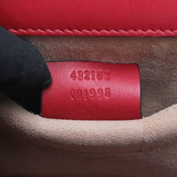 Gucci Studded Leather Small Padlock Crossbody Bag - Image 8