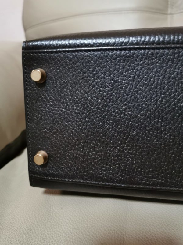 Hermes Kelly 32 Black Ardennes Ghw - Image 5