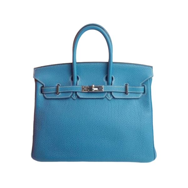 Hermes Birkin 25 Blue Jean Togo Phw