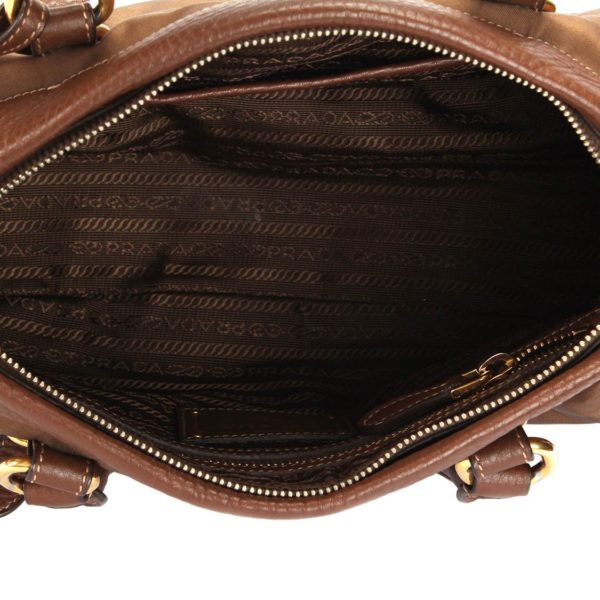 Prada Tessuto Handbag brown - Image 6