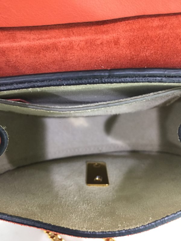 Chloe Orange Suede and leather Nano Drew Shoulder Bag - Image 10
