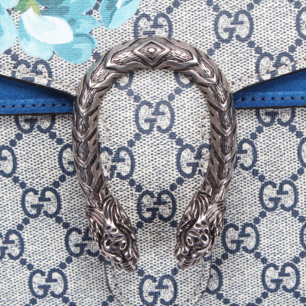 Gucci Small GG Supreme Blooms Dionysus Shoulder Bag - Image 4