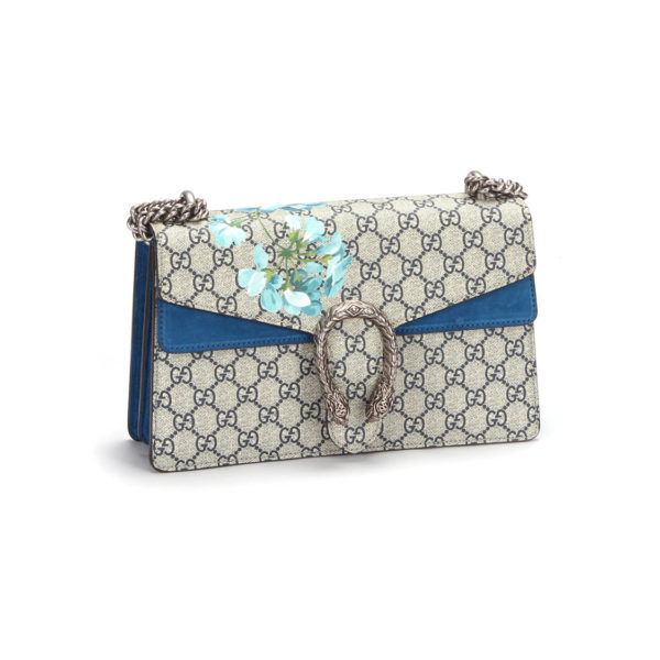Gucci Small GG Supreme Blooms Dionysus Shoulder Bag - Image 14