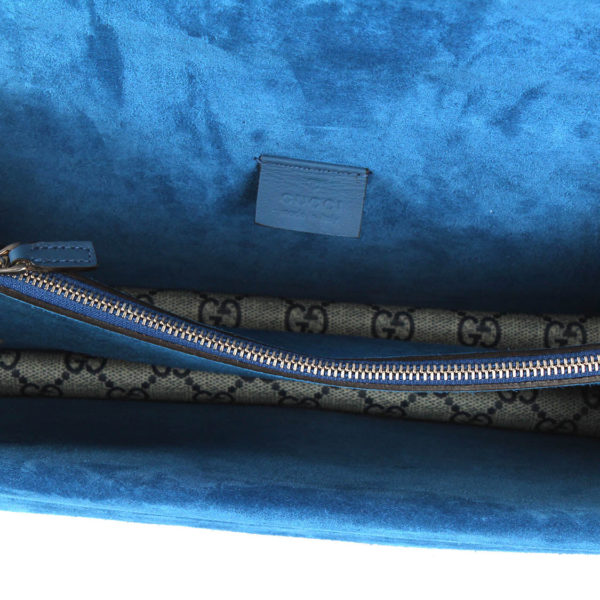 Gucci Small GG Supreme Blooms Dionysus Shoulder Bag - Image 6