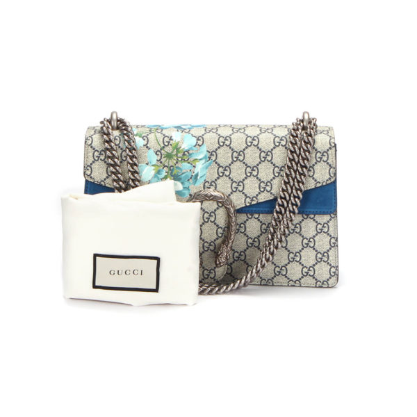 Gucci Small GG Supreme Blooms Dionysus Shoulder Bag - Image 2