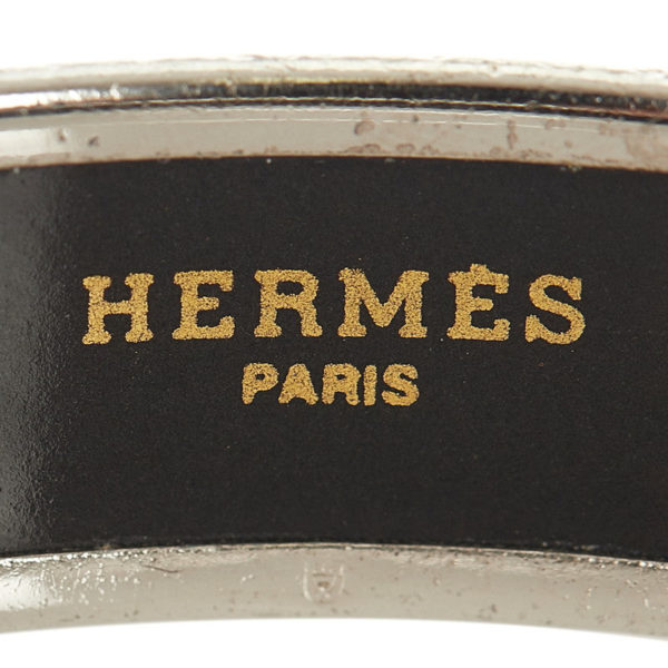 Hermes Printed Enamel Bangle - Image 4