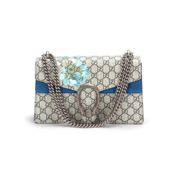 Gucci Small GG Supreme Blooms Dionysus Shoulder Bag