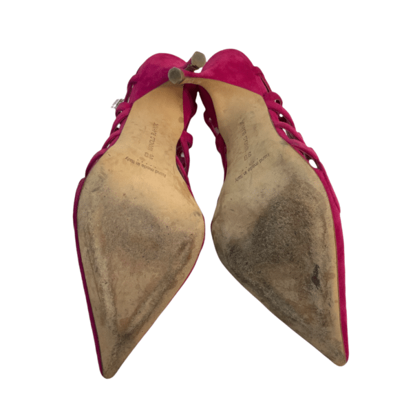 Manolo Blahnik Pink heels size 38 EU - Image 3