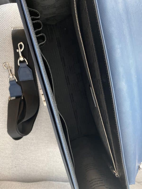 Mont Blanc Meisterstuck Blue Briefcase - Image 2