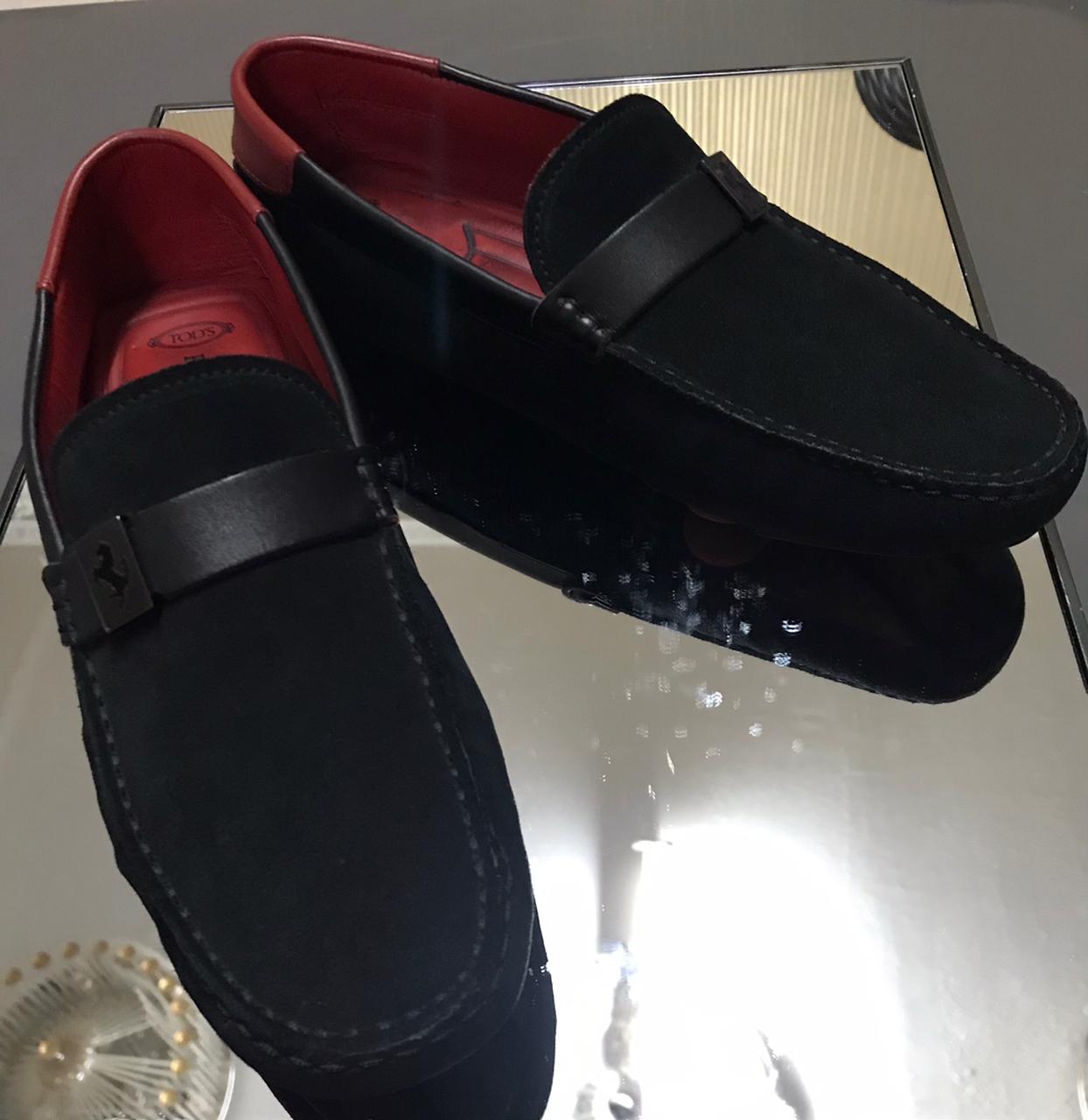 Tod's Gomino Black Driving Loafers Size 40 EU | The Luxury Flavor