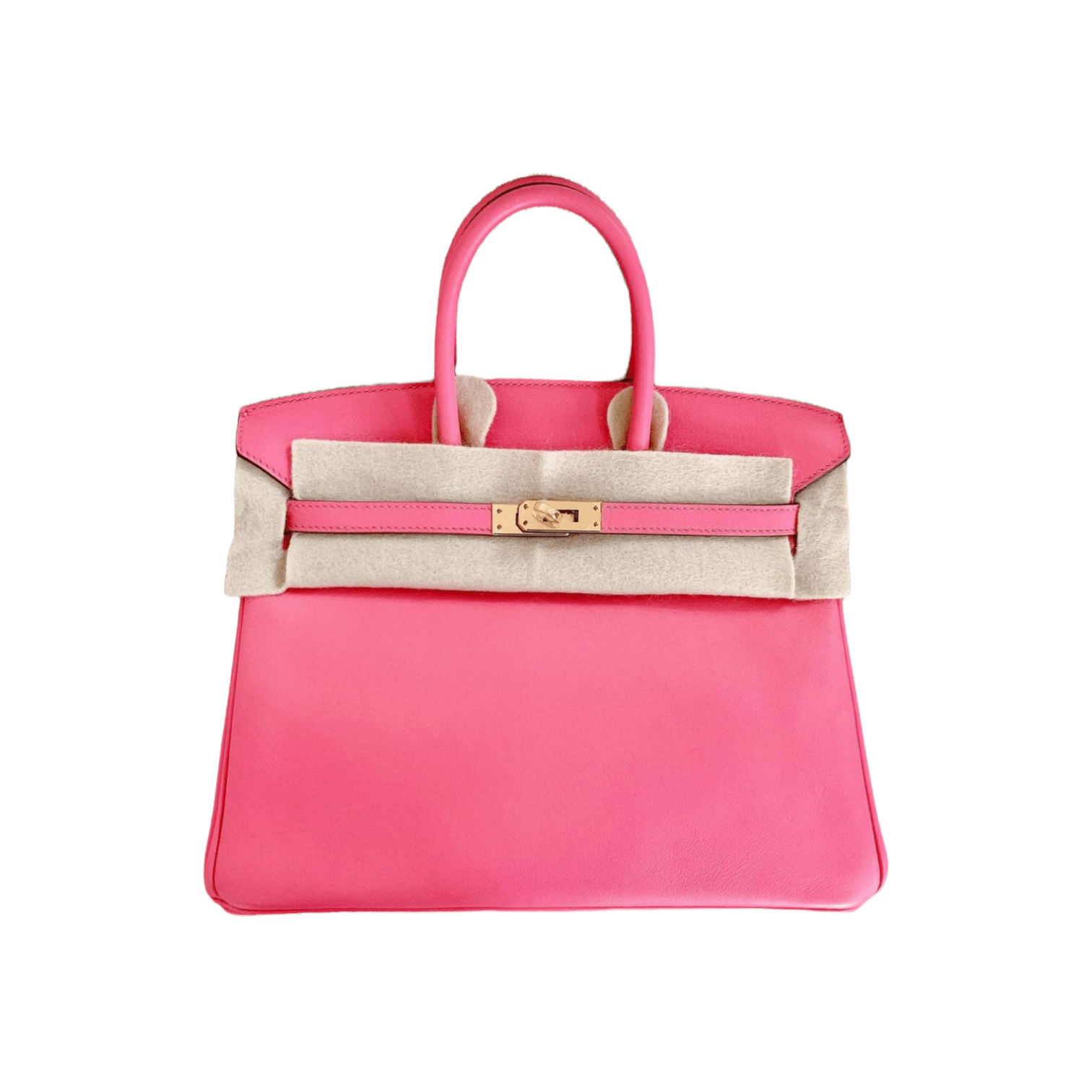 Hermes Birkin 25 Rose Azalee GHW, Luxury, Bags & Wallets on Carousell