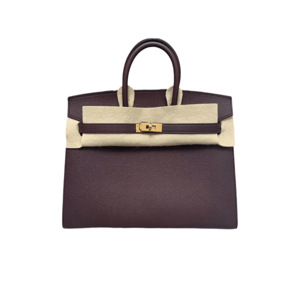 Hermes Birkin 25 Sellier Rouge Sellier Epsom