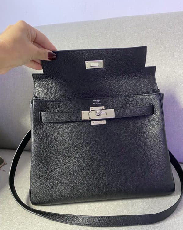 Kelly 28 Black Togo Phw - Image 6